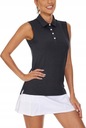 ЖЕНСКАЯ ФУТБОЛКА ПОЛО БЕЗ РУКАВОВ, ТЕННИСНАЯ ФУТБОЛКА ДЛЯ ГОЛЬФА, РАЗМЕР L