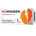 5x НОМИГРЕН 12,5 мг, препарат против мигрени 2 таб. (10 таблеток)