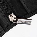 BETLEWSKI Вертикальный винтажный мужской кожаный кошелек