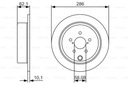 DISCOS ZAPATAS PARTE TRASERA BOSCH SUBARU LEGACY V 