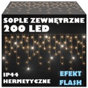 SOPLE FLASH 200 LED ZEWNĘTRZNE CHOINKOWE lampki BIAŁY CIEPŁY