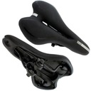 Седло Велосипедное седло MTB/Trekking GEL, вентилируемое, с хомутом - ЧЕРНОЕ