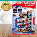 AUTÓ PARKOLÓ GARÁZS JÁTÉK NAGY TÖBBSZINTES LIFT AUTÓMOSÓ ÁLLOMÁS Gyermek életkora 3 év <