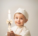 Крещенский халат и свеча Комплект Крещение + Коробочка СУВЕНИРЫ СВЯТОГО КРЕЩЕНИЯ