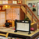 Miniatúrny domček DIY Model Japonský LED Poschodie Kód výrobcu M034