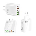 ŁADOWARKA SIECIOWA SZYBKA USB-A USB QC 3.0 65W USB-C PD TYP C DO TELEFONU