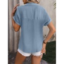 Elegantná dámska košeľa módna dámska blúzka krátka rekaw vzdušná na leto Pohlavie Výrobok pre ženy