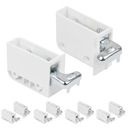 5 КОМПЛЕКТ ПОДВЕСОК BLUM БЕЛЫЙ ЛЕВЫЙ + ПРАВЫЙ 130 КГ