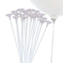 ПАЛОЧКИ ДЛЯ ВОЗДУШНЫХ ПАЛОЧЕК ДЛИННЫЕ белые КОРЗИНЫ x100
