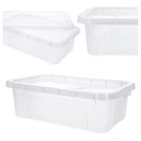 Пластиковый ящик, прозрачный контейнер, 4,5л, закрытый органайзер.