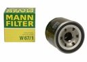 Mann-Filter W 67/1 Olejový filter Vonkajší priemer 66 mm