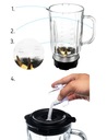 Многофункциональный стаканный блендер Yoer 2,4 л 1800 Вт + МЕЛЬНИЦА