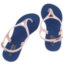 ТЕМНО-СИНИЕ ЖЕНСКИЕ САНДАЛИИ, ШЛЕПАНЦЫ НА ПЛОСКОЙ ПЛОСКОЙ ПЛОСКОСТИ, РЕЗИНОВЫЕ МЕЛИСКИ, УДОБНЫЕ САНДАЛИИ