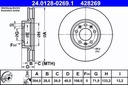 2× ATE 24.0128-0269.1 DISQUE DE FREIN + 4 AUTRES PRODUKTY photo 14 - milautoparts-fr.ukrlive.com