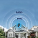 KAMERA WIFI IP SMART ROTAČNÁ FULL HD IR MONITORING 2k ZOOM 4x čierna Kód výrobcu ZAM-E1356-1