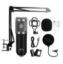 Микрофон Media-Tech Studio с набором аксессуаров MT397S серебристый