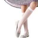 1 гольфы для девочек Moraj, белый горошек