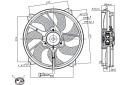VENTILATEUR RADIATEUR CITROEN JUMPY (07-): 2.0 I 16V M 2.0 HDI D M NISphoto 13