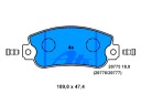 PLAQUETTES FREIN FIAT DROIT 131/UNO/REGATA/RITMO 0,9-2,5 D 82-95photo 13