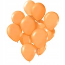 Большие оранжевые шары, МАТОВЫЕ, пастельные свадебные