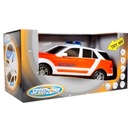 БОЛЬШАЯ АВТОМОБИЛЬНАЯ МАШИНА СКОРАЯ ПОМОЩЬ ЗВУЧИТ СИГНАЛ 1:18