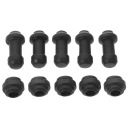 BLACK RUBBER COVERS NA BOLTS ODPOWIETRZAJACE BRAKES MOTORCYCLE  photo 6