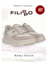 Женская кожаная обувь Бежевые спортивные кроссовки FILIPPO 6108 Spring 40