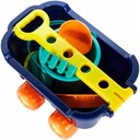 НАБОР ИГРУШЕК, ПЕСОЧНИЦА, ПЕСОЧНИЦА ДЛЯ ПЛЯЖА, ФОРМЫ, ВЕДРО, 7 шт.