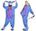 PIŻAMA DAMSKA ONESIE DRES JEDNOCZĘSCIOWY KŁAPOUCHY 158-168 [M]