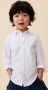 H&M ŚLICZNA Bawełniana koszula R.110 biała B