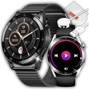 SMARTWATCH ZEGAREK J.POLSKI ROZMOWY EKG PULS GRY KALKULATOR 2 PASKI + SZKŁO