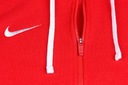 Nike bluza dziecięca z kapturem zasuwana roz.XS Kolor czerwony