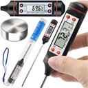 КУХОННЫЙ ТЕРМОМЕТР НА ВЕРСИКЕ, ДЛЯ МЯСА, ВИНА, ЖК, С ЦИФРОВЫМ ЗОНДОМ