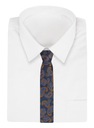 Angelo di Monti - Мужской галстук - Темно-синий с крупным пейсли