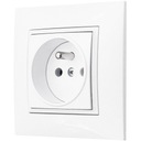 GNIAZDO POJEDYNCZE GNIAZDKO BIAŁY ARIA