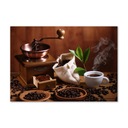 Декор стеклянной панели Чашка для эспрессо БЕСПЛАТНЫЙ КЛЕЙ