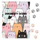 ETUI NA LEGITYMACJĘ OKŁADKA NA LEGITYMACJĘ SZKOLNĄ na DOKUMENTY KOTKI