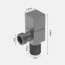 1 шт., угловая раковина для унитаза с клапаном горячего и холодного наполнения