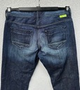 Hugo Boss W34 L32 štýlové tmavomodré džínsové nohavice Dĺžka nohavice od rozkroku 81.5 cm