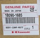 НОВЫЙ ГЛУШИТЕЛЬ KAWASAKI ZR-7 18090-1685  фото 14