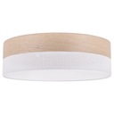 LAMPA SUFITOWA WISZĄCA PLAFON BIAŁY 50CM DO SYPIALNI SALONU ABAŻUR FORNIR