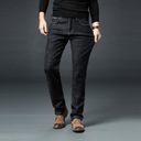 Džínsy nohavice Vysoký pás pánske zimné teplo Pohlavie Výrobok pre mužov
