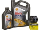 Huile moteur SHELL Helix Ultra 5W30 Essence et Diesel 5 L - Norauto