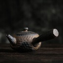 Japoński czajniczek ręcznie robiony ceramiczny kun Waga produktu z opakowaniem jednostkowym 1 kg