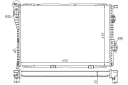 RADIATEUR MOTEUR NISSENS 60603A 17112246009photo 11