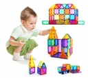 3D MÁGNESES ÉPÍTŐKOCKÁK Oktató puzzle 45 db-os Gyermek életkora 3+ év