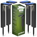 4x САДОВЫЙ СТОЛБ С СОЛНЕЧНЫМИ СВЕТОДИОДНЫМИ ЛАМПАМИ ДАТЧИК СУМЕРКИ SKYPER