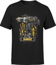 DEWALT МУЖСКАЯ ФУТБОЛКА ОТВЕРТКА MECHANIC GARAGE S