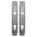 SZYLDY DO DRZWI Z OTWORAMI 240X40 STAL OCYNKOWANA