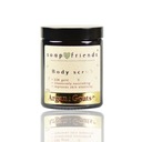 Осветляющий скраб для тела с аргановым золотом и козьем золотом 200 мл Soap&Friends